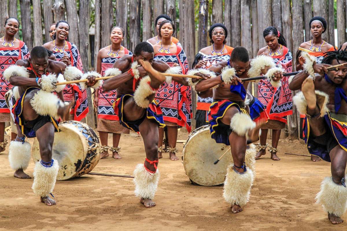 Swazi Dancers in cultural village