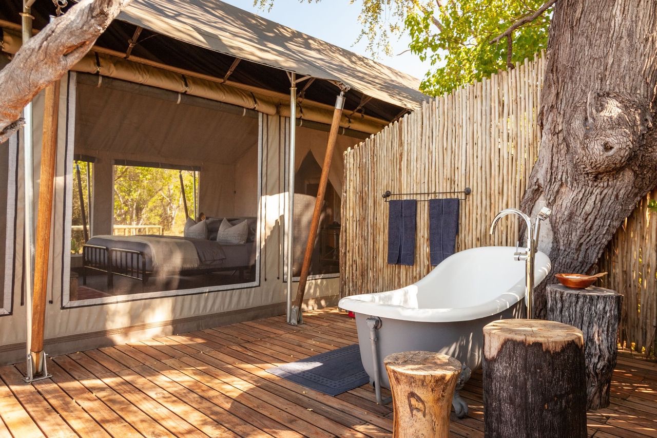 Verneys Camp Hwange Outdoor Bath Tub